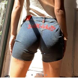Vintage one of a kind echo red shorts
